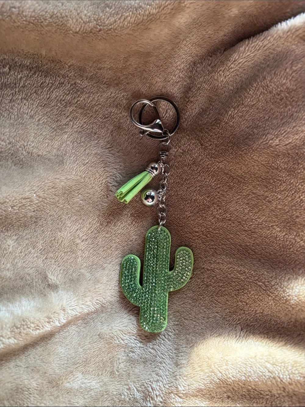 Cactus bag charm/key chain - Picture 1 of 2